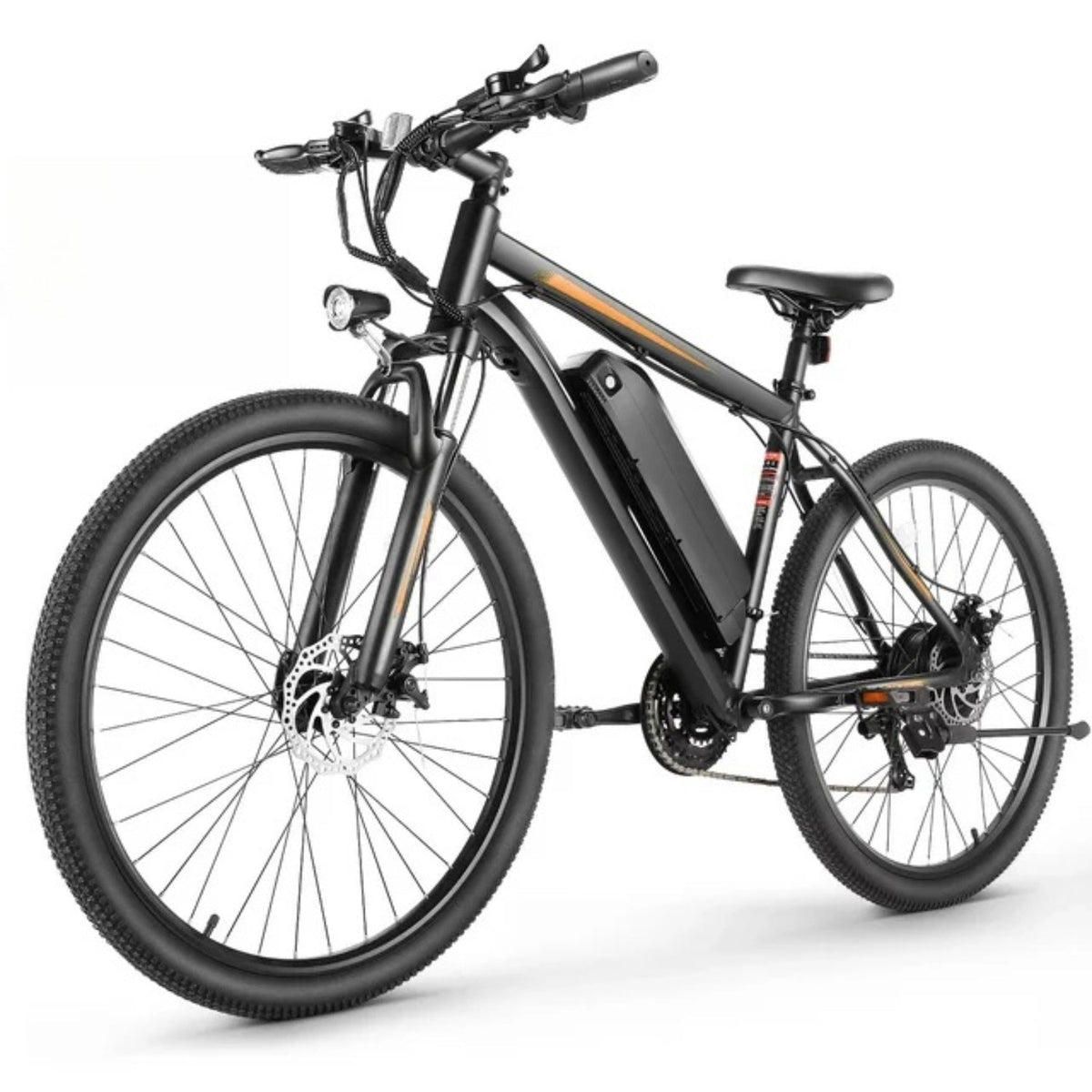 Funcid Electric Bike, Electric Bike for Adults 27.5" EBike 500W Adult Electric Bicycle, 19.8MPH Electric Mountain Bike, 48V 10.4Ah Battery, Lockable Suspension Fork, Shimano 21 Speed, LCD Display