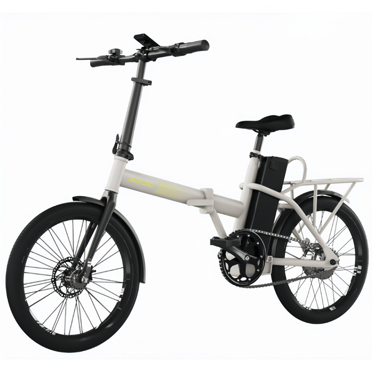 Bicicleta eléctrica Flexy La bicicleta eléctrica plegable es perfecta para desplazamientos urbanos y aventuras al aire libre. Con una autonomía de 35 km, puedes recorrer grandes distancias sin preocuparte por la batería. Sus ruedas de 20" ofrecen gran