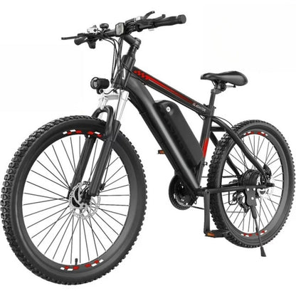 Funcid Electric Bike, Electric Bike for Adults 27.5" EBike 500W Adult Electric Bicycle, 19.8MPH Electric Mountain Bike, 48V 10.4Ah Battery, Lockable Suspension Fork, Shimano 21 Speed, LCD Display