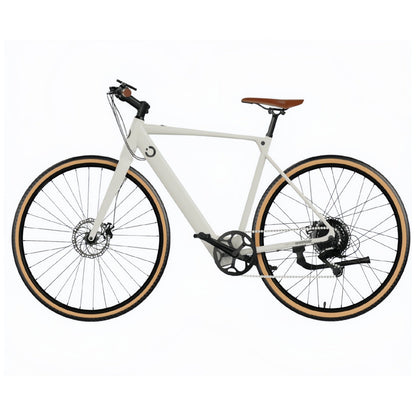 Bicicleta eléctrica Sprint Bicicleta eléctrica urbana de 28" con 70 Km de autonomía, cambio Shimano Altus de 8 velocidades y doble disco de freno hidráulico.
