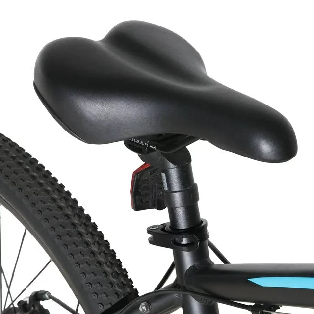 Bicicleta eléctrica de montaña Hiland Rockshark, aluminio, 26/27.5 pulgadas, 350W, 20MPH, bicicleta eléctrica para adultos, Shimano 21 velocidades, freno de disco, horquilla de suspensión con batería extraíble de 36V 10.4Ah